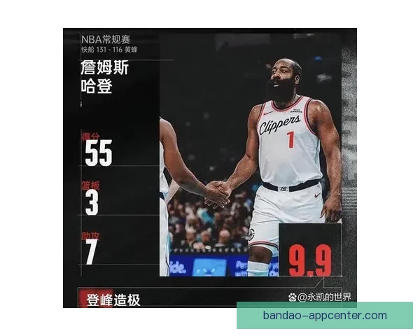 哈登生涯单场30分再创新高344次 超越贝勒升至历史第十二位